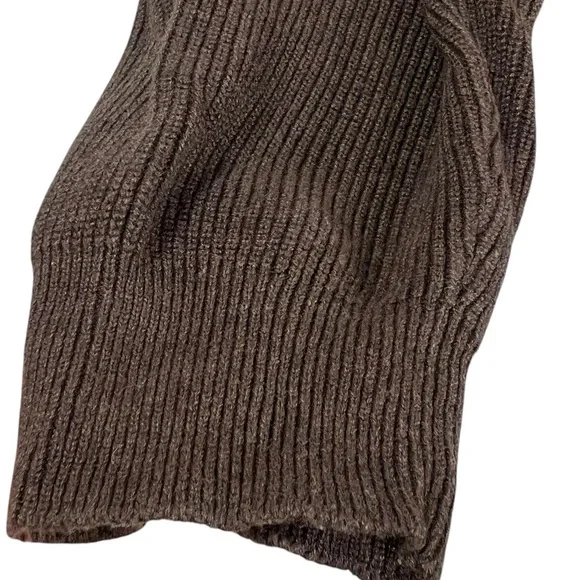 PRANA Desert Rose Earth Tones Brown Color Block Crewneck Sweater Size Small - Picture 5 of 7